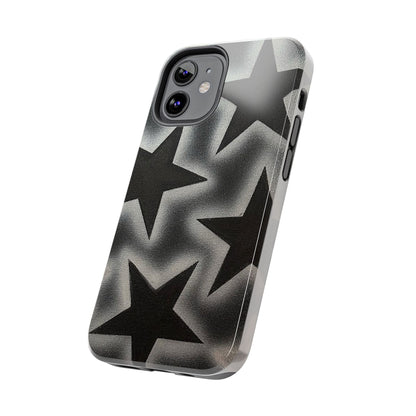 "chrome stars" airbrush iPhone case
