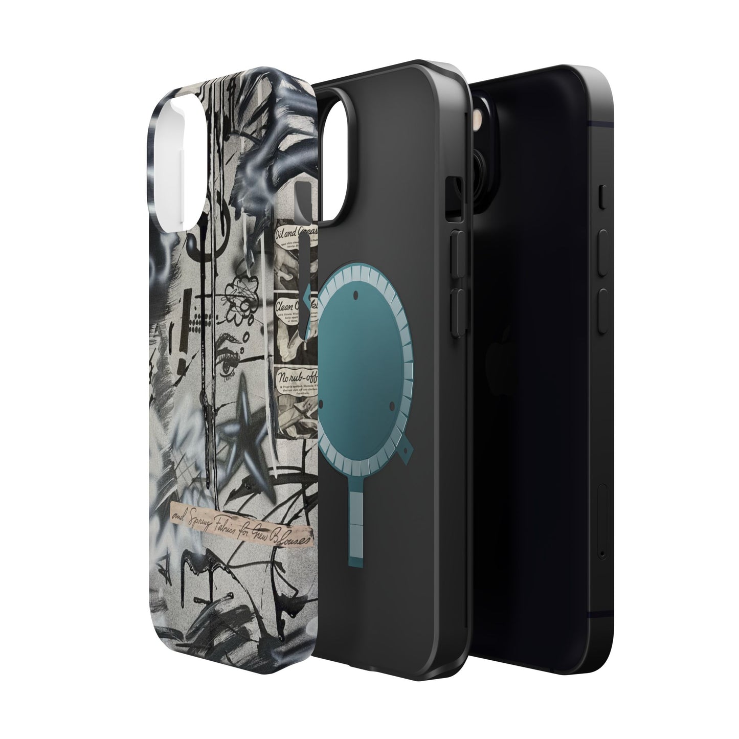 MagSafe "monochrome mood" airbrush iPhone case