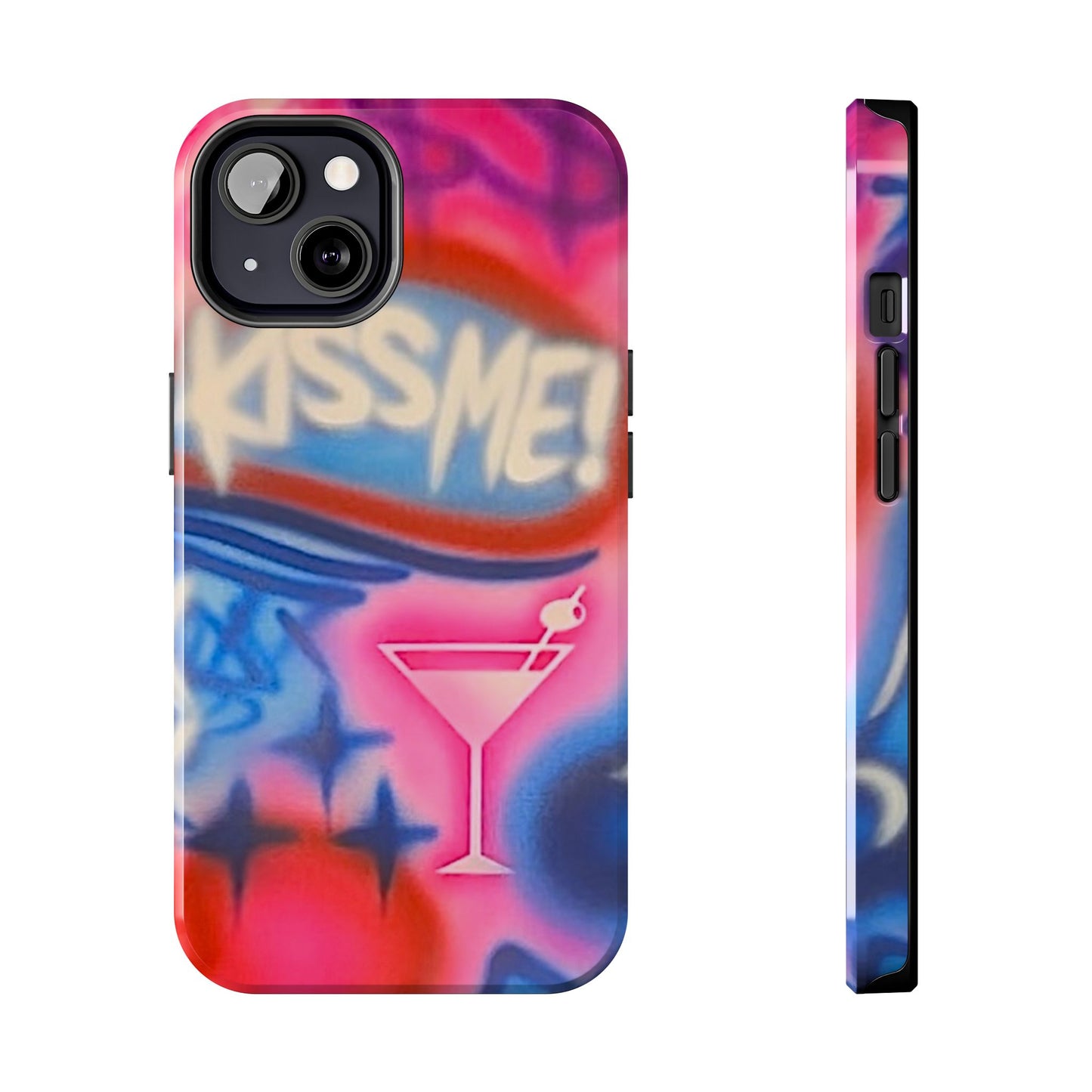 "kiss me pt. 2" airbrush iPhone case