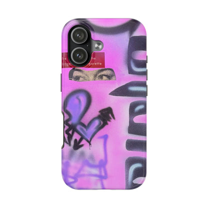 "Lila Prinzessin" Airbrush iPhone Hülle
