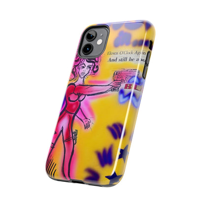 "spiraling thoughts" airbrush iPhone case