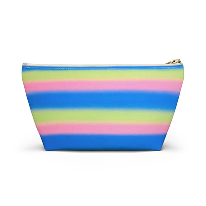 "sherbet stripes" airbrush makeup pouch