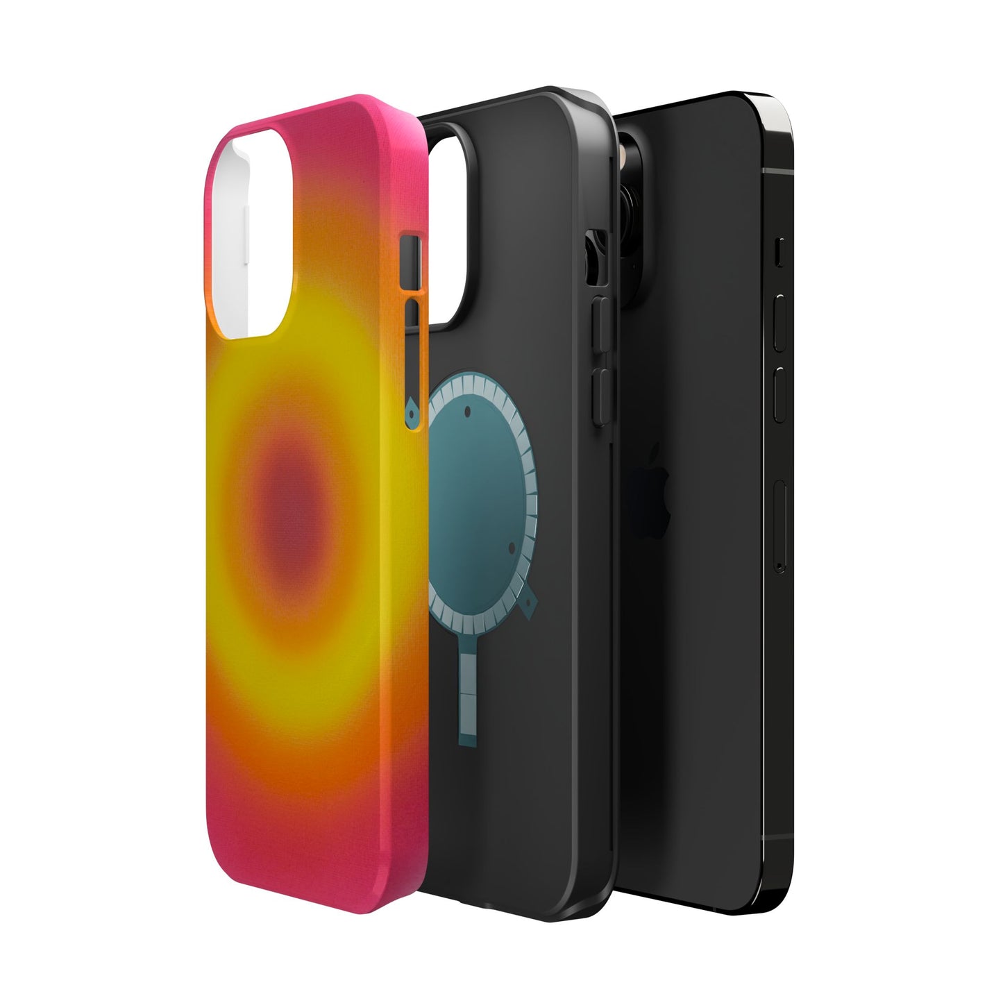 MagSafe "Pink Lemonade Aura" Airbrush iPhone Case