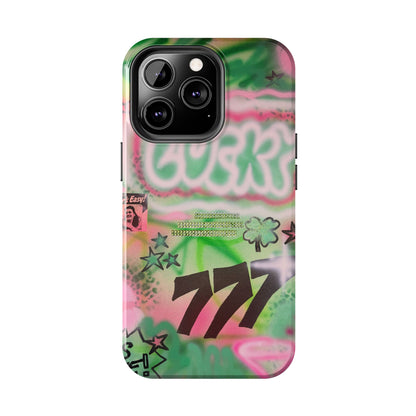 "so lucky" airbrush iPhone case