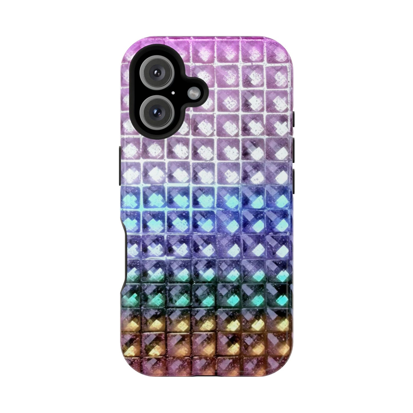 MagSafe "multicolor studs" airbrush iPhone case
