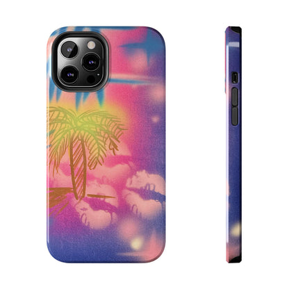 "glowy night" airbrush iPhone case