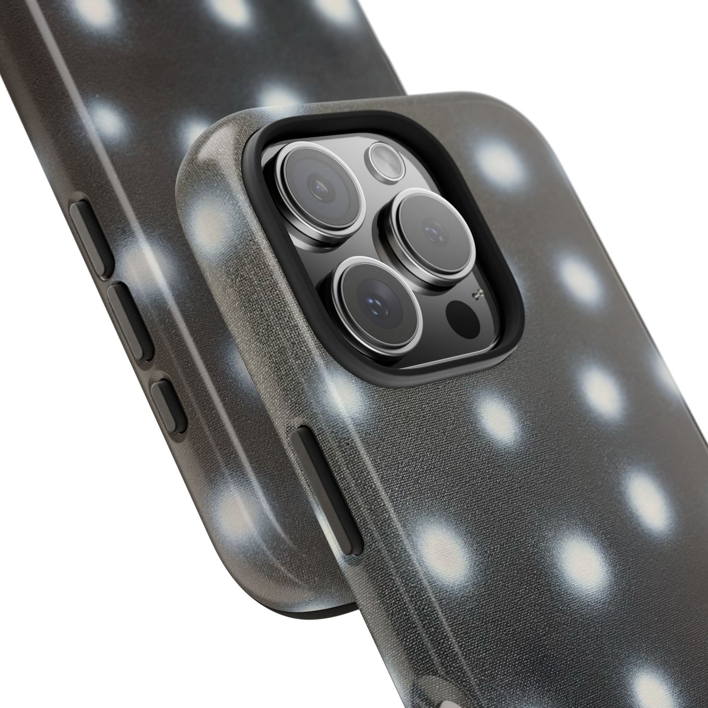 "coconut noir polka dot" airbrush iPhone case