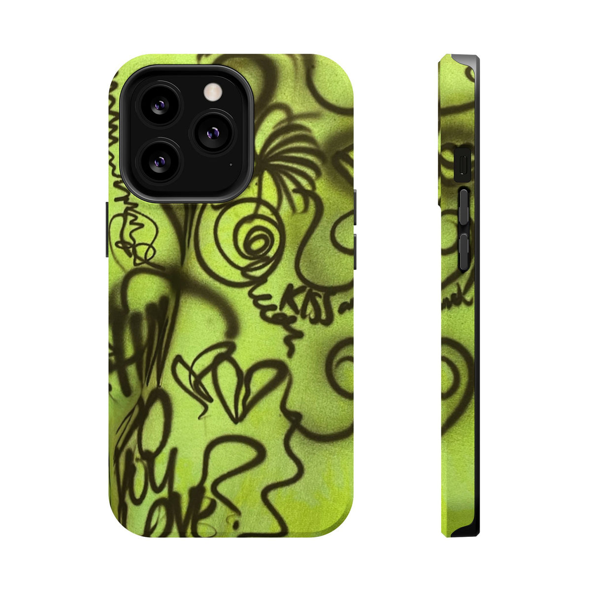 MagSafe "graphic discretion" airbrush iPhone case