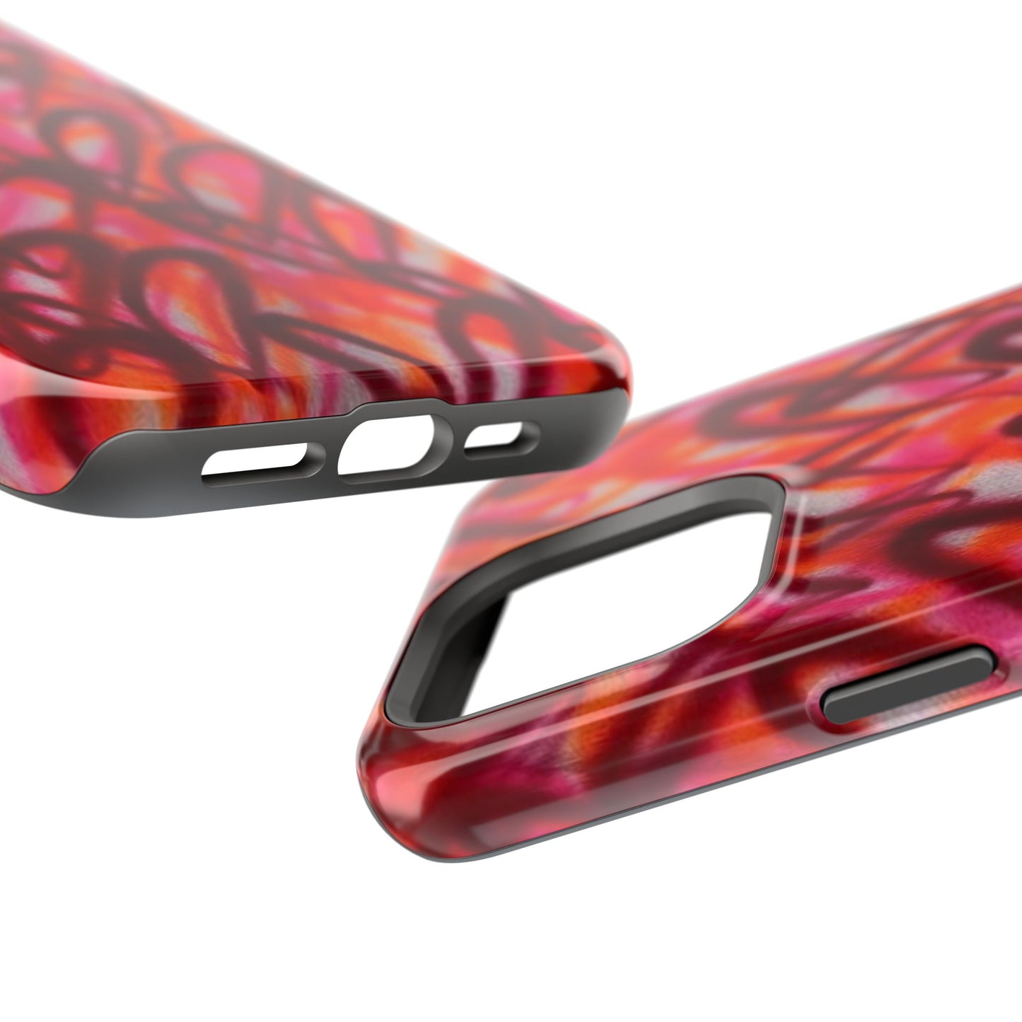 MagSafe „Graffiti Love“ Airbrush iPhone Hülle