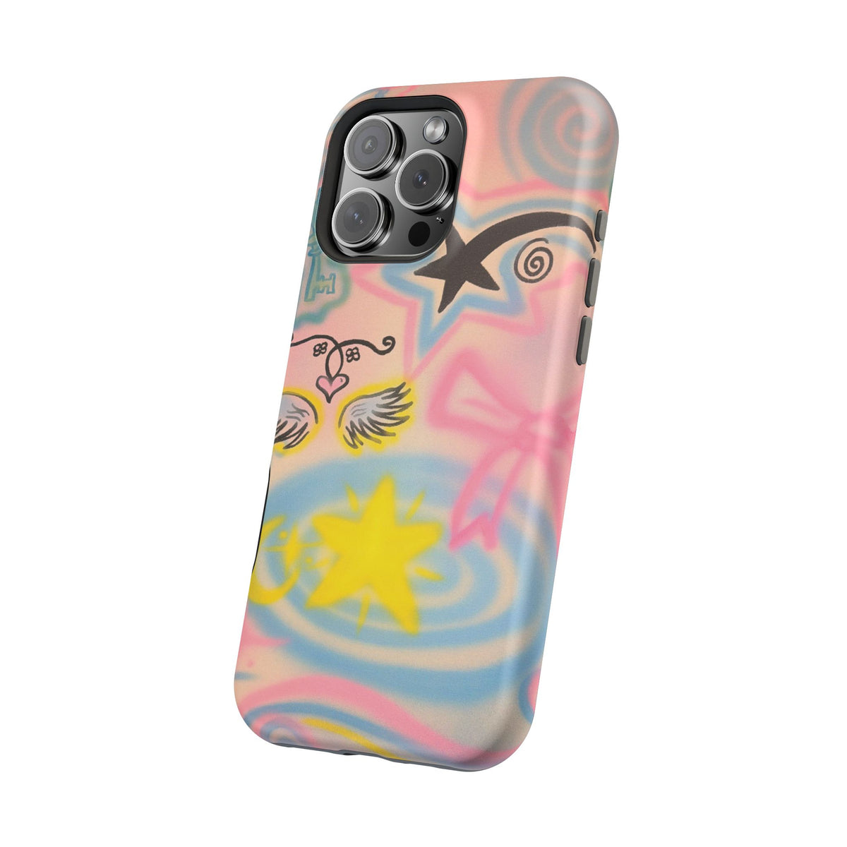 MagSafe "star energy" airbrush iPhone case