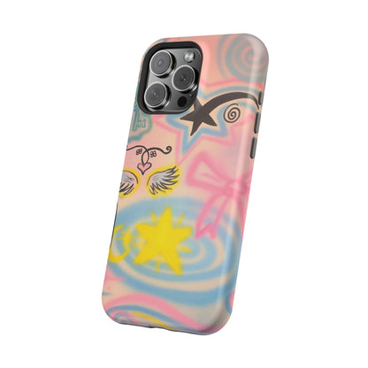 MagSafe "star energy" airbrush iPhone case