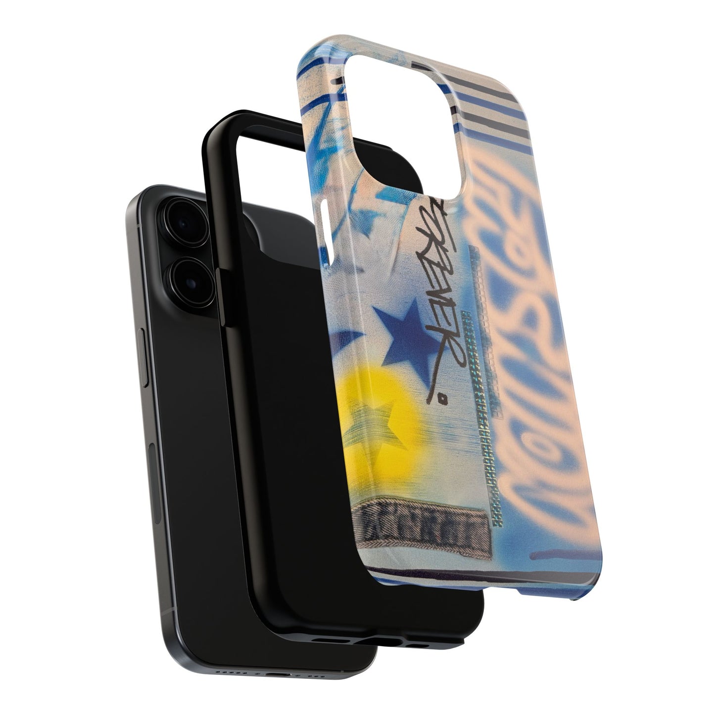 "fashion forever" airbrush iPhone case