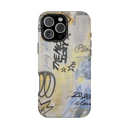 MagSafe "golden glacier" airbrush iPhone case