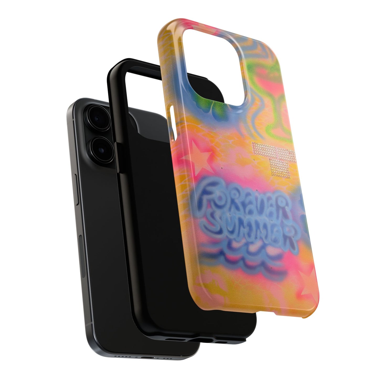 "forever summer" airbrush iPhone case