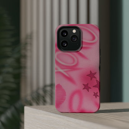 MagSafe "perfectly pink" airbrush iPhone case