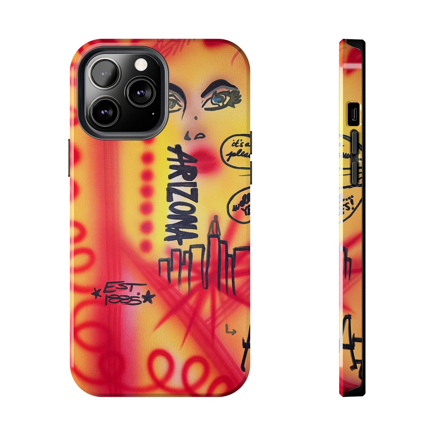 "arizona state university" airbrush iPhone case