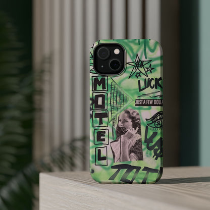 MagSafe "lust over luck" airbrush iPhone case