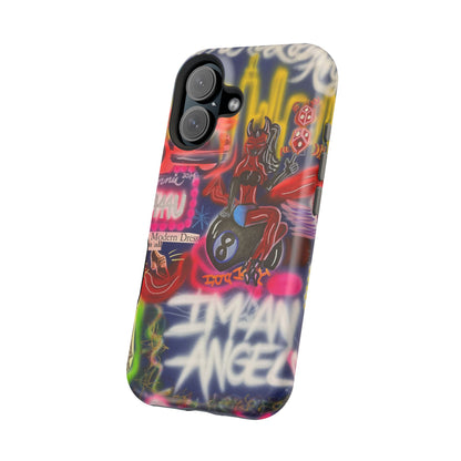 MagSafe "im an angel" airbrush iPhone case
