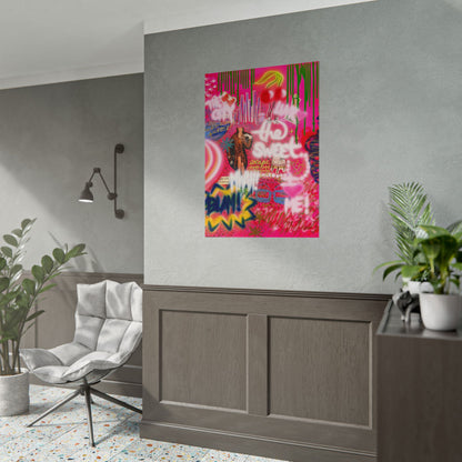 "sweet escape" airbrush rolled print