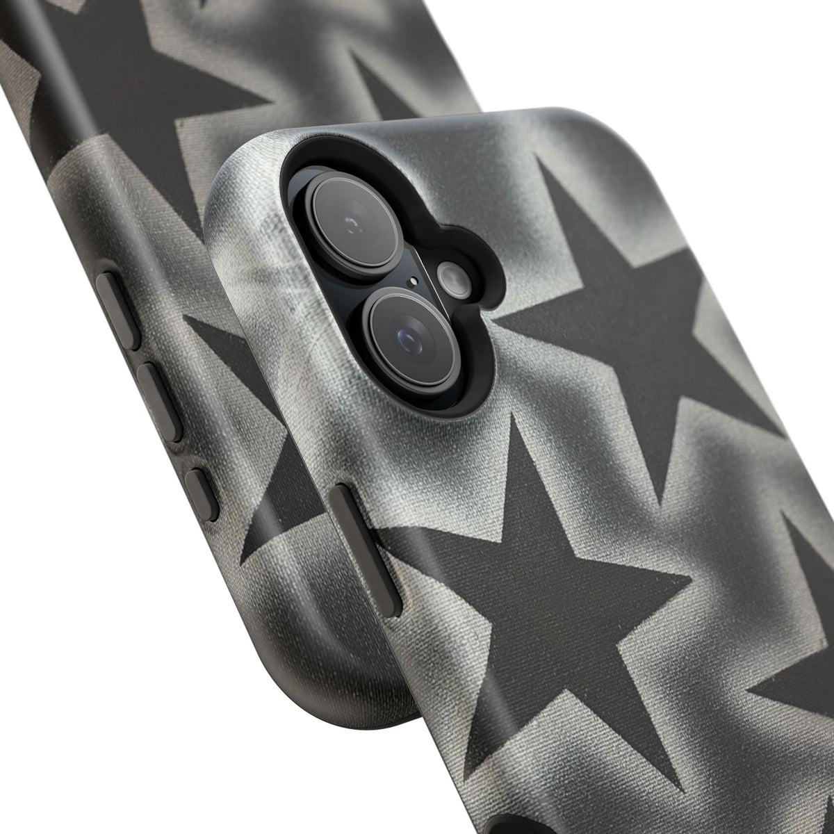 MagSafe "chrome stars" airbrush iPhone case