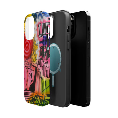 MagSafe „Lost in Paradise“ Airbrush-iPhone-Hülle