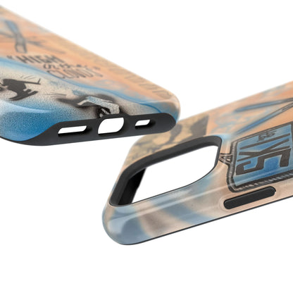 MagSafe „high in the clouds“ Airbrush iPhone Hülle