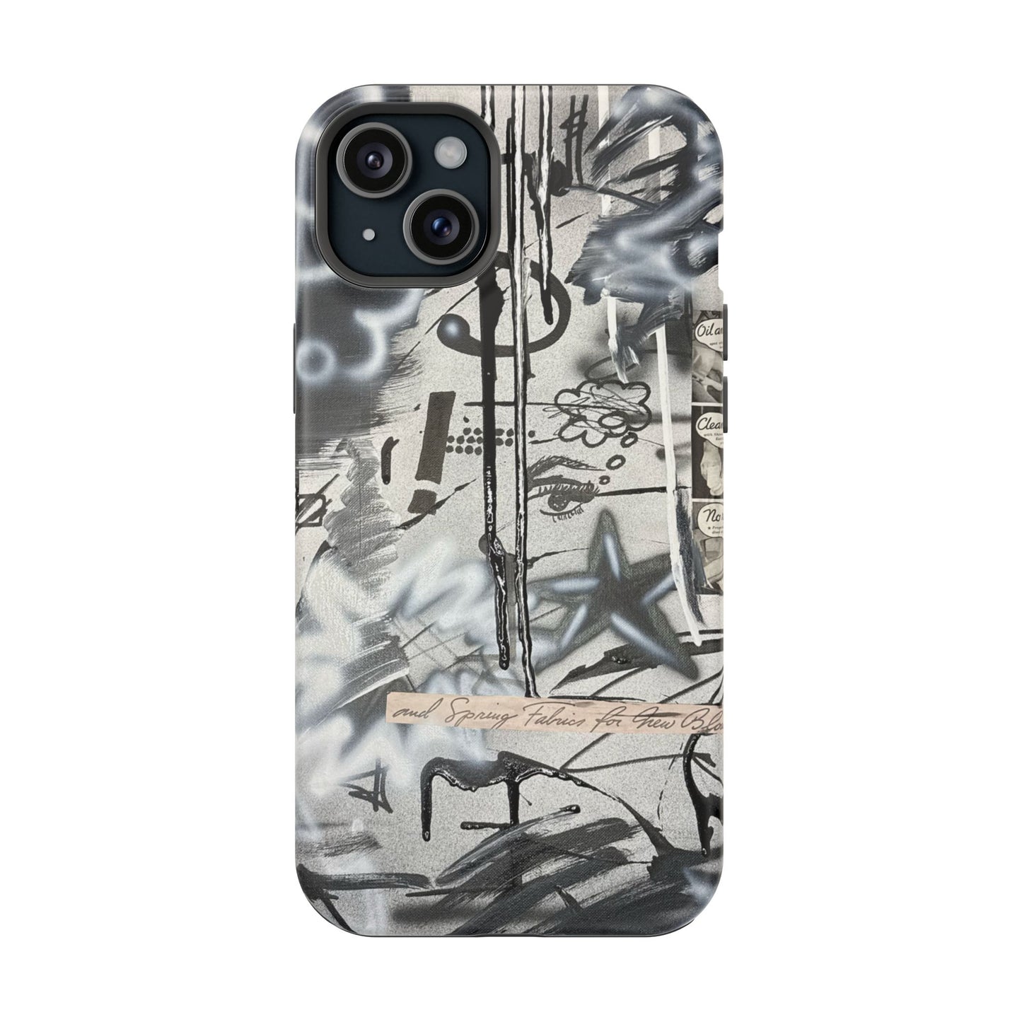 MagSafe "monochrome mood" airbrush iPhone case