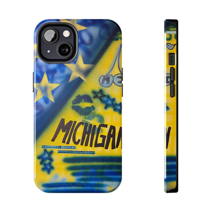 "ann arbor, michigan" airbrush iPhone case