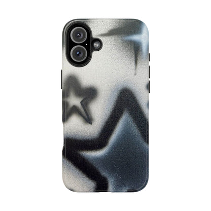 "black & white stars" airbrush iPhone case