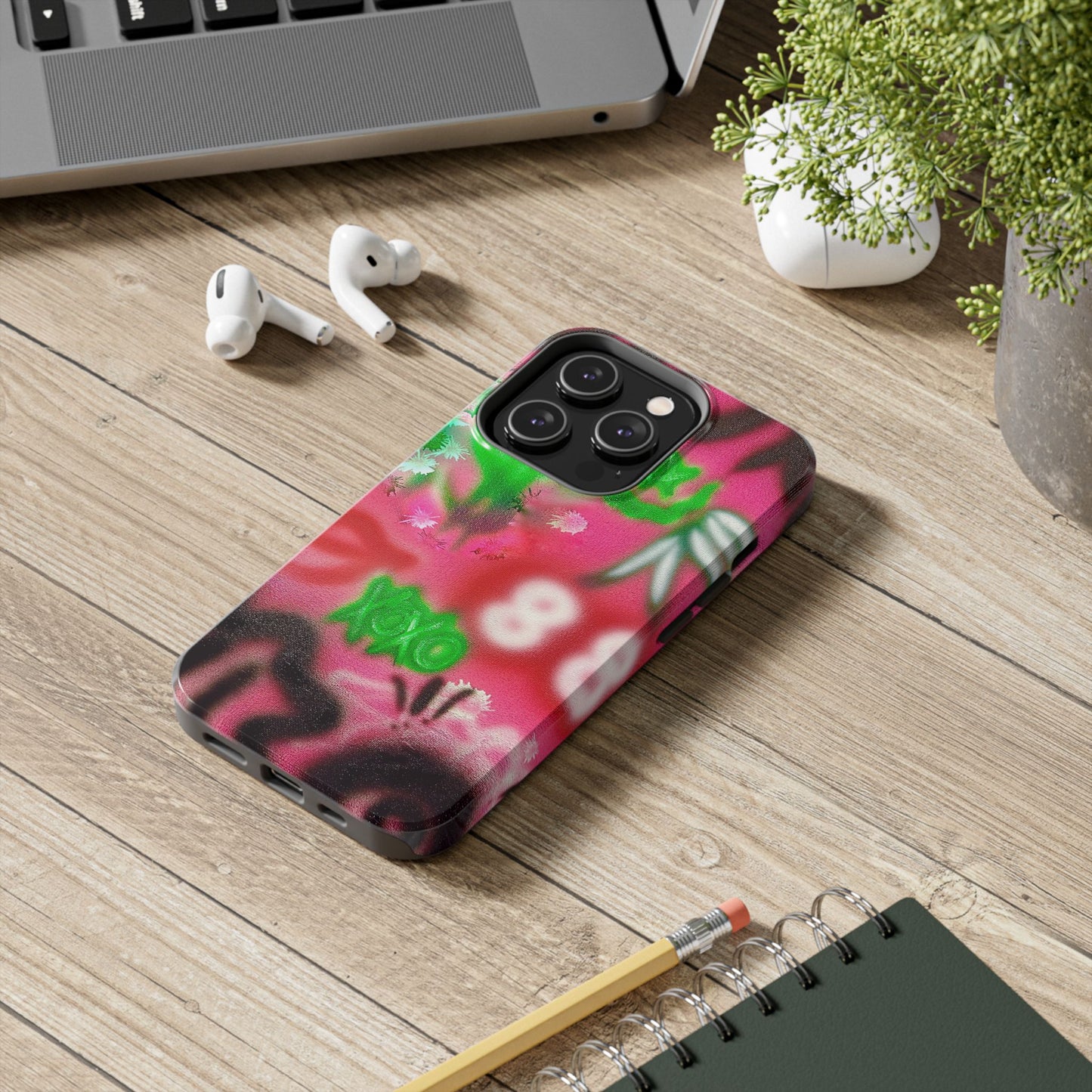 "electr!c dreamz" airbrush iPhone case