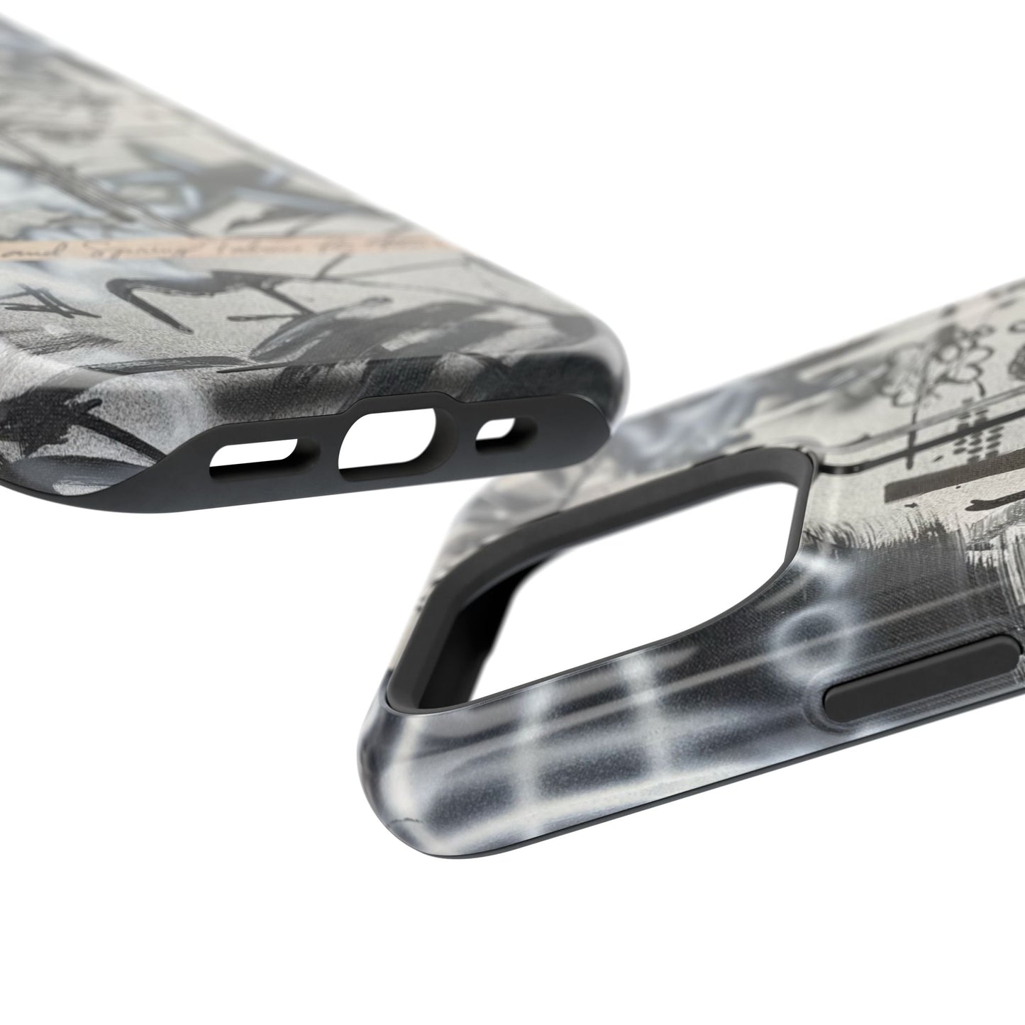 MagSafe "monochrome mood" airbrush iPhone case