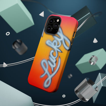 MagSafe "lucky" airbrush iPhone case