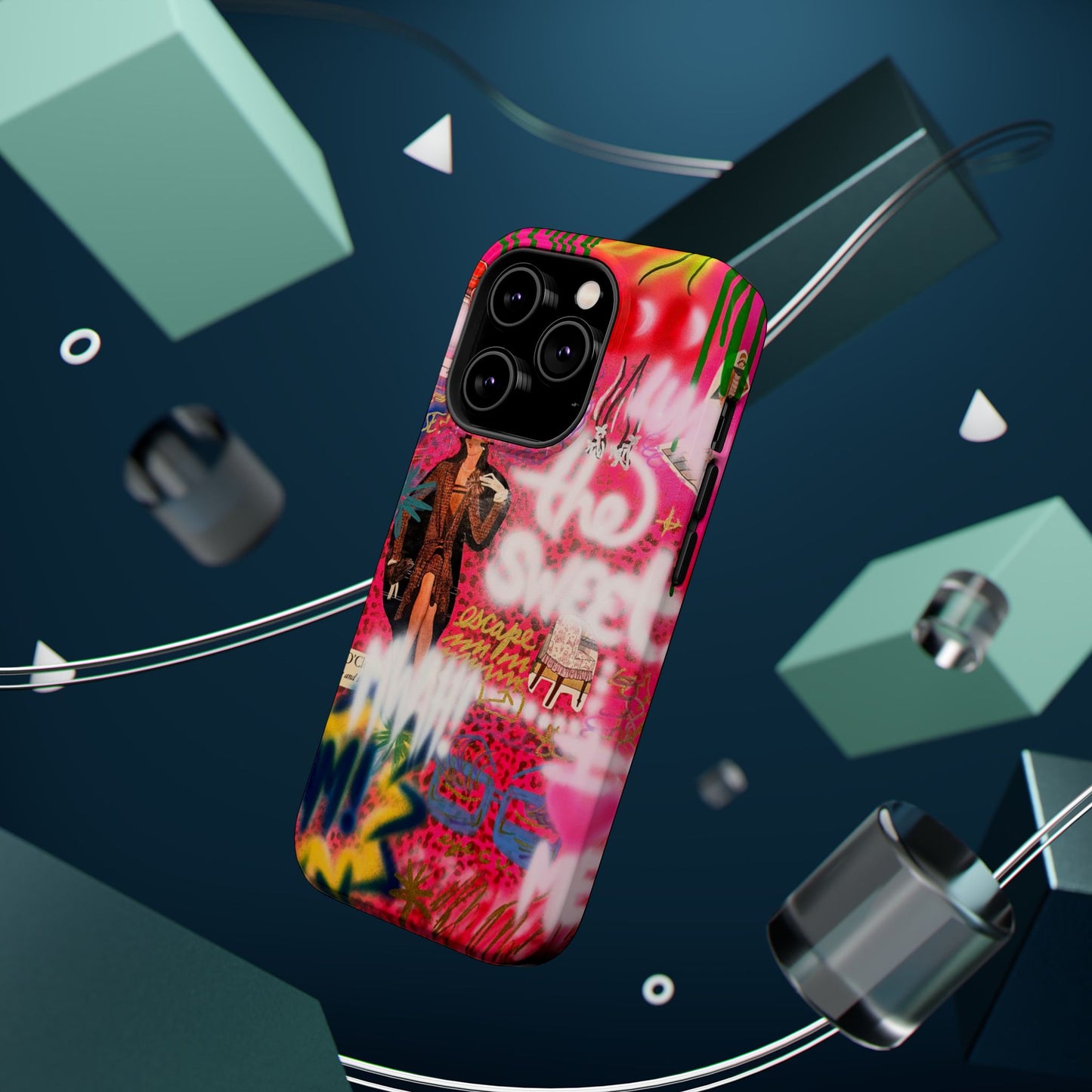 MagSafe "Sweet Escape" Airbrush iPhone Hülle