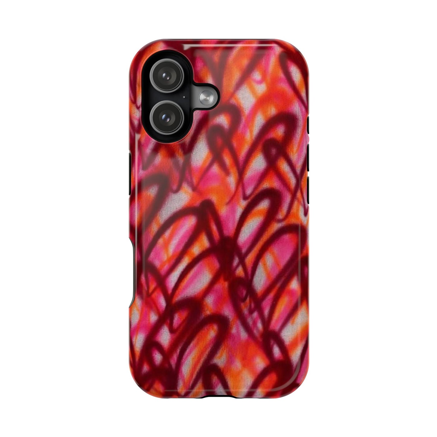 MagSafe „Graffiti Love“ Airbrush iPhone Hülle