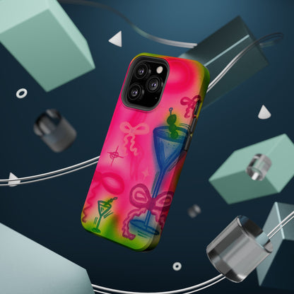 MagSafe „Bow Martini“ Airbrush-iPhone-Hülle