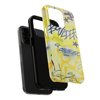 "boulder" airbrush iPhone case