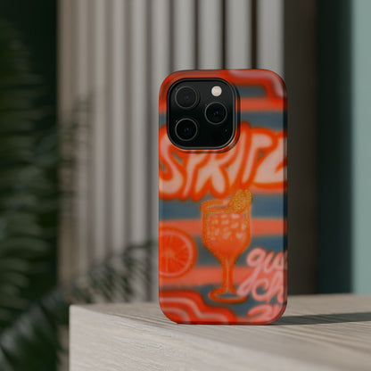 MagSafe "aperol spritz pt. 2" airbrush iPhone case