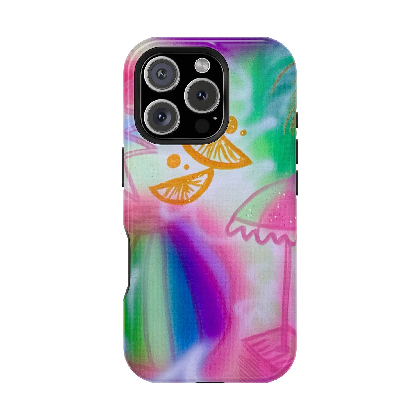 MagSafe "on the beach" airbrush iPhone case