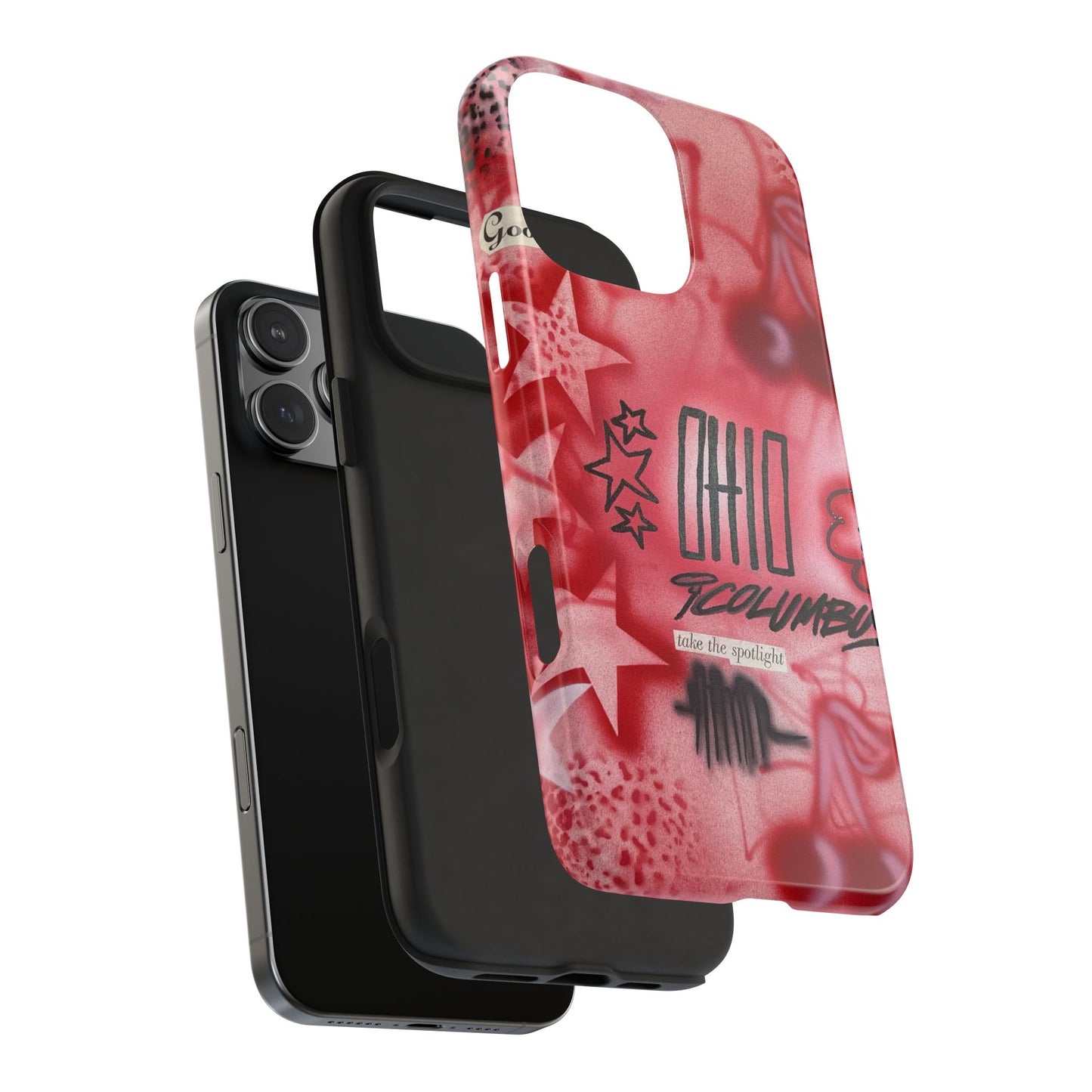"columbus, ohio" airbrush iPhone case