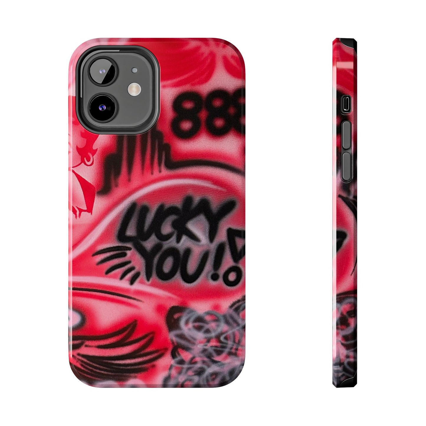 "LUCKY YOU! PT. 2" airbrush iPhone case