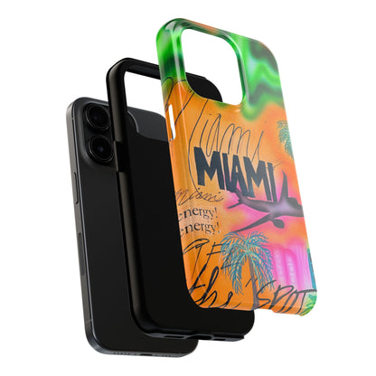 "miami, fl" airbrush iPhone case