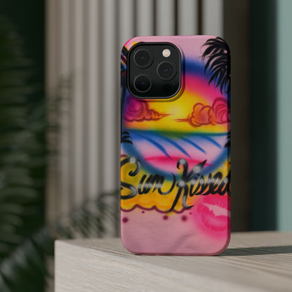 MagSafe "sunkissed" airbrush iPhone case