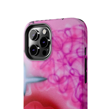 "glitter aura" airbrush iPhone case