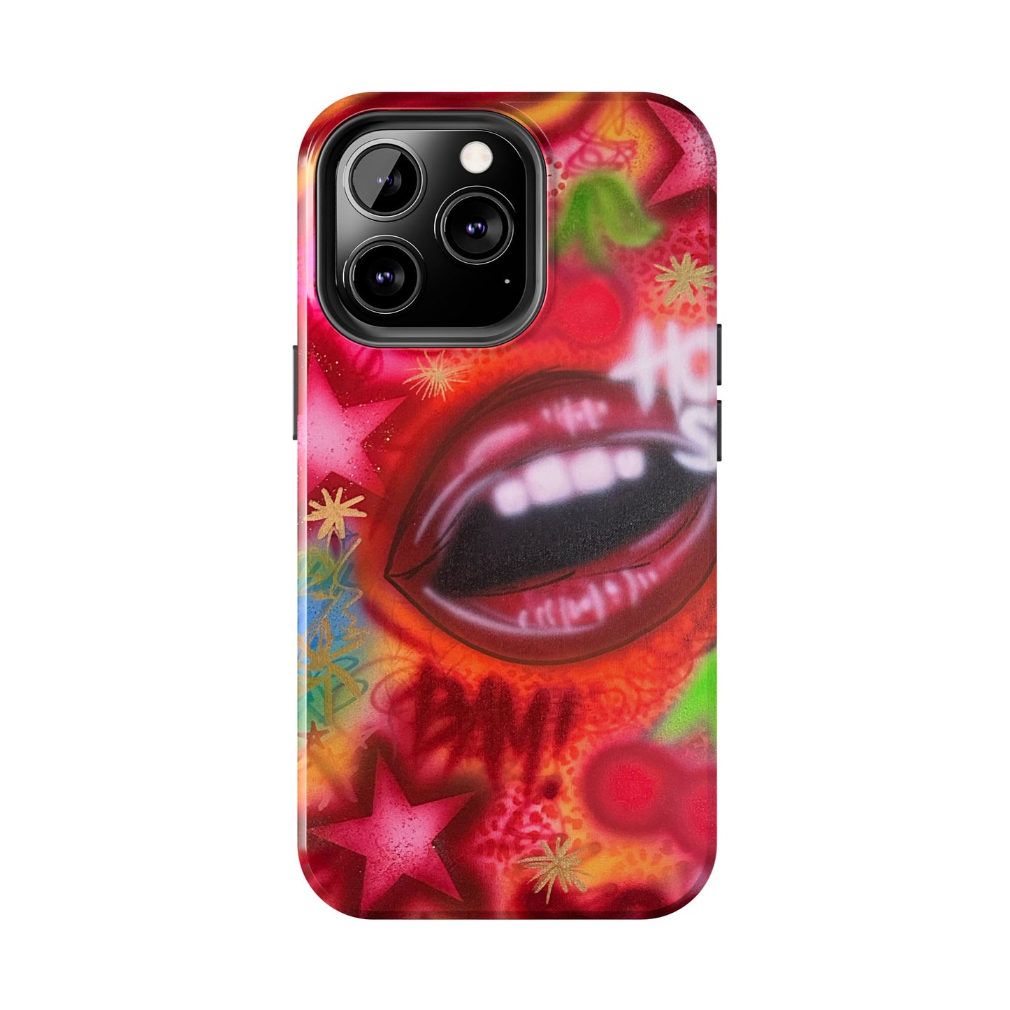 "hot stuff" airbrush iPhone case