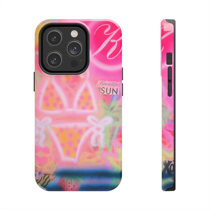 "santa monica strawberry" airbrush iPhone case