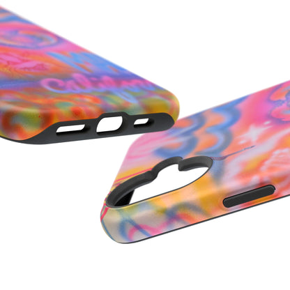"mornings in malibu" MagSafe airbrush iPhone case