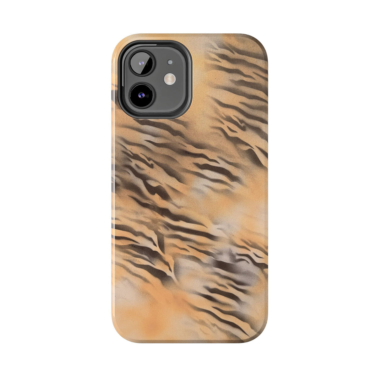 neutral tiger airbrush iPhone case