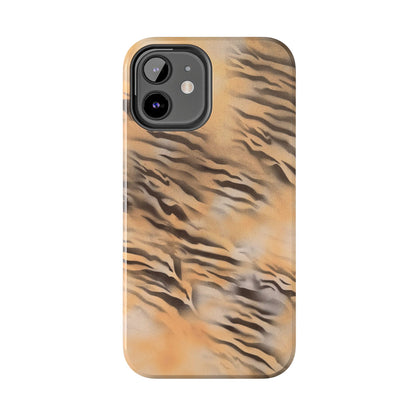 neutral tiger airbrush iPhone case