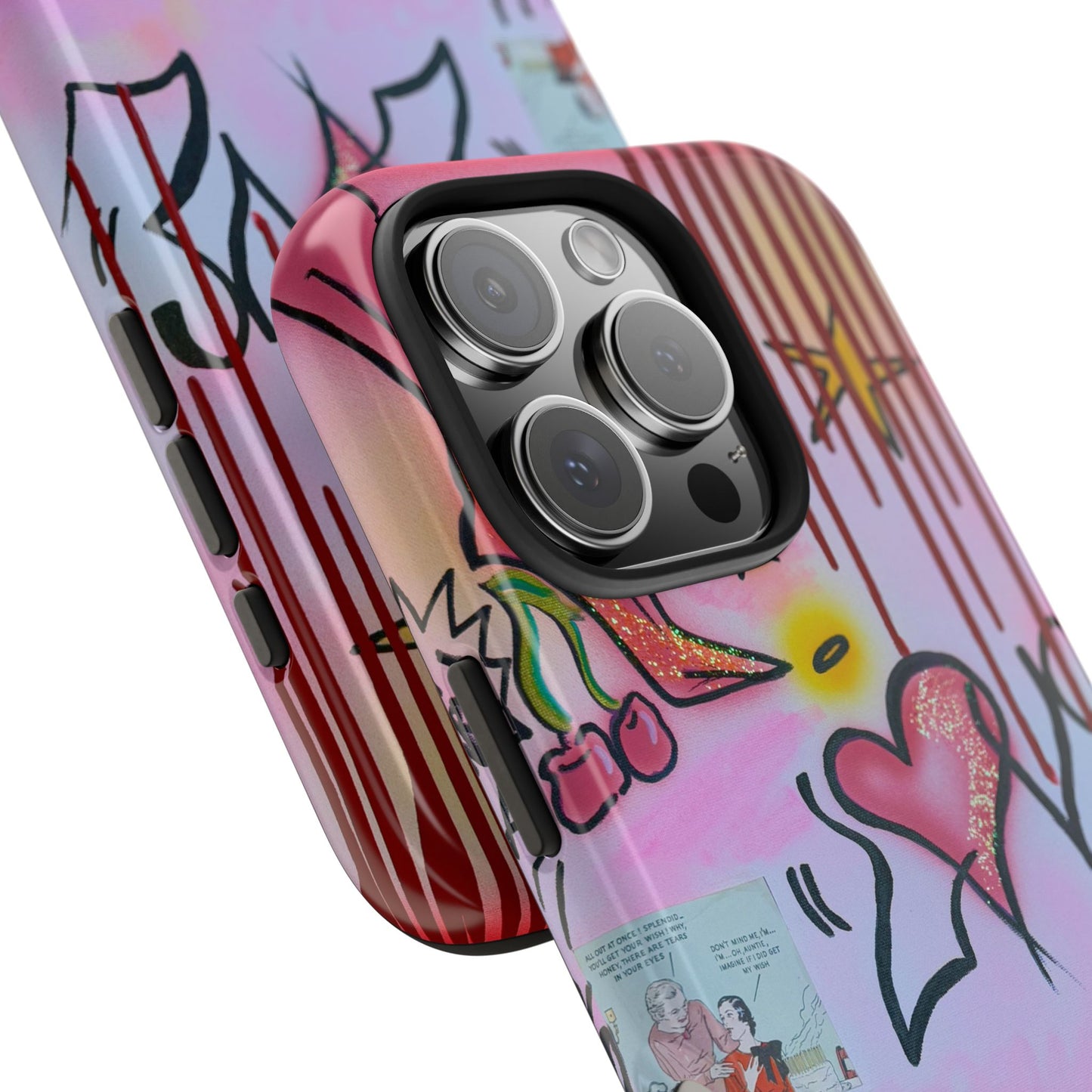 "cherry luvr" airbrush iPhone case