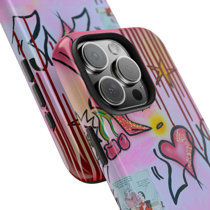 "cherry luvr" airbrush iPhone case